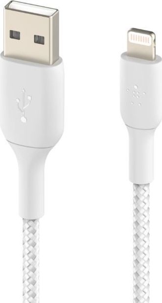 Kabel USB Belkin USB-A - Lightning 2 m Biały (CAA002bt2MWH)