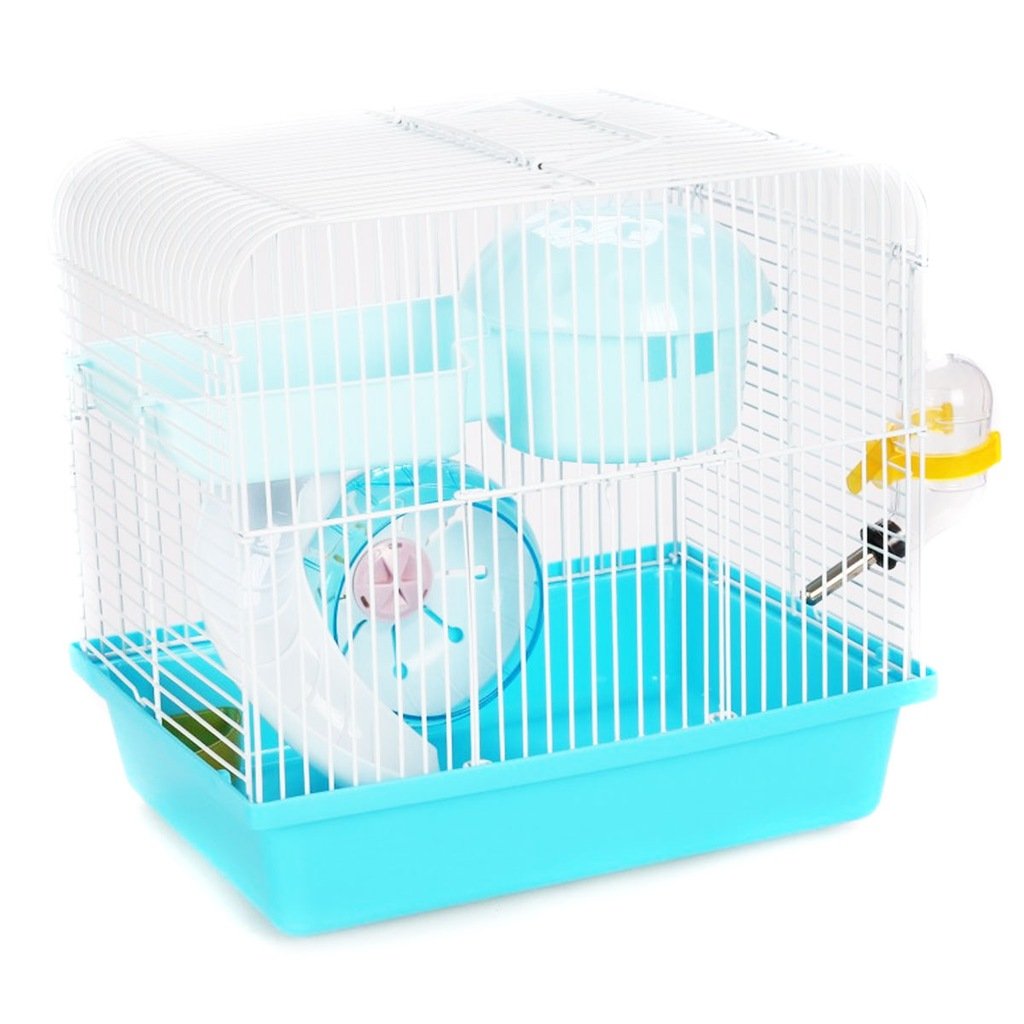 Panama Pet Klatka dla gryzoni do czasowego pobytu 27x20,5x25,5 cm biało/niebieska