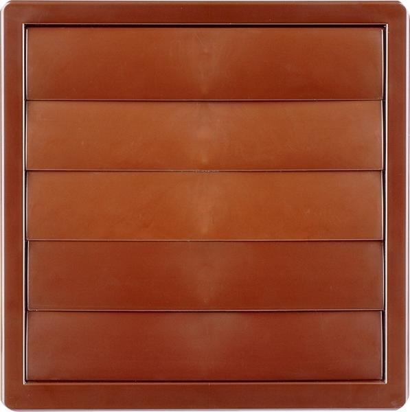 airRoxy Kratka wywiewna brązowa z żaluzją 125