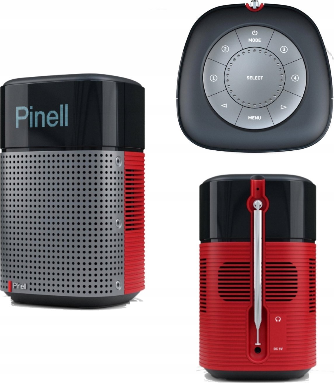Radio PINELL Radio Pinell North Sunset Red DAB/DAB+ BT WIFI