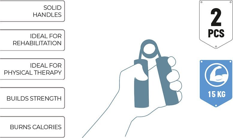 Umbro Umbro - Ściskacz do rąk 15 kg 2 szt. (czerwony)