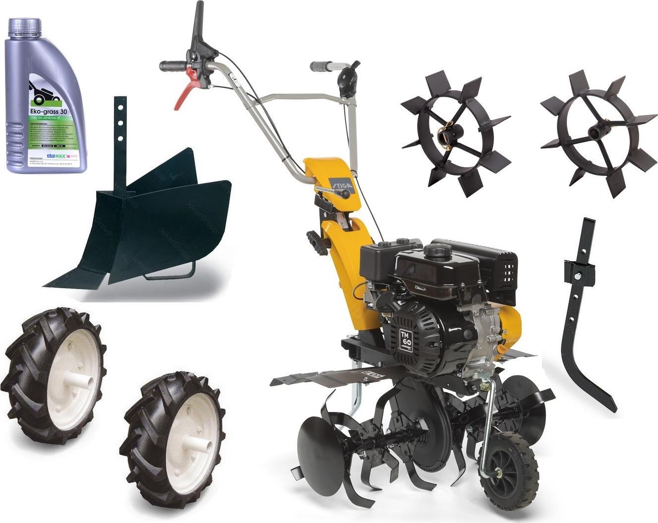 Glebogryzarka Stiga Glebogryzarka SRC 775 RG STIGA Spalinowa + 6-elementowy zestaw akcesoriów
