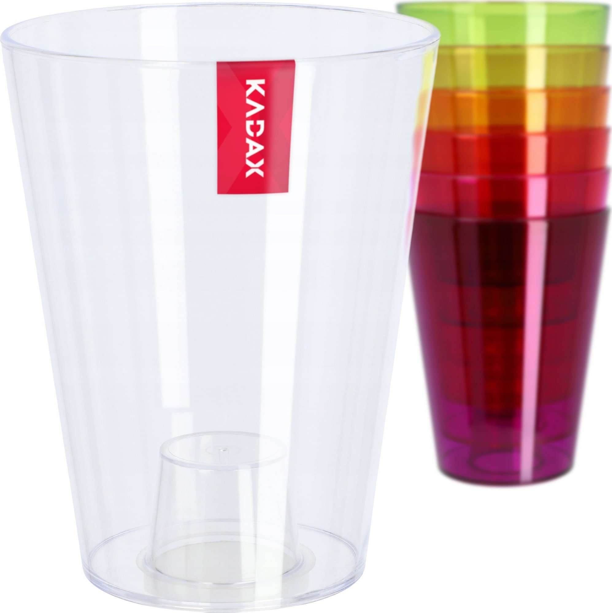 Kadax Doniczka Osłonka Na Storczyk Kwiaty Bezbarwna 12cm