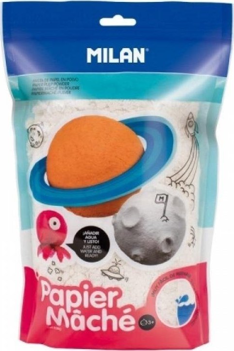 Papier mache biały 200g MILAN