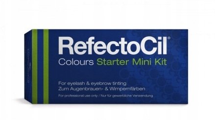 REFECTOCIL_SET Colours Starter Kit Mini farba do brwi Black 15ml + farba do brwi 15ml + oksydant 50ml