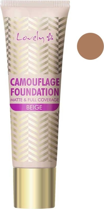 Lovely Camouflage Foundation Matt & Full Coverage 4 Beige 25g