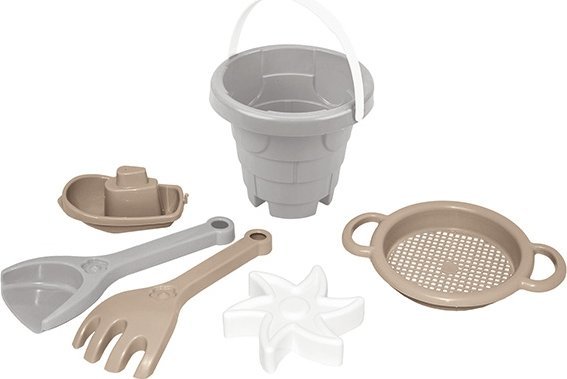 Wader BEŻOWY ZAMEK ZESTAW DO PIASKU 6 EL. WADER 41144