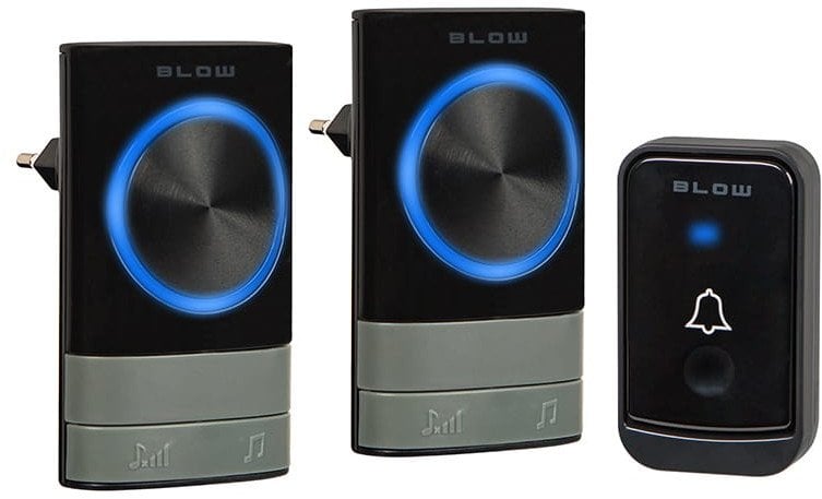 17-107# Dzwonek bezprzewodowy ap-12 dwa odbiorniki