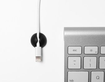 Organizer BlueLounge Uchwyt Czarny 6 sztuk (CD-BL-EU)