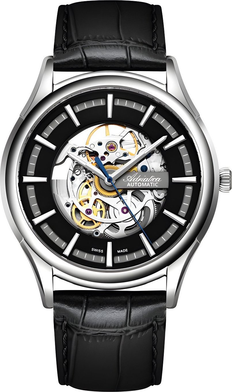 Zegarek Adriatica Zegarek męski Adriatica A8328.5214GAS czarny