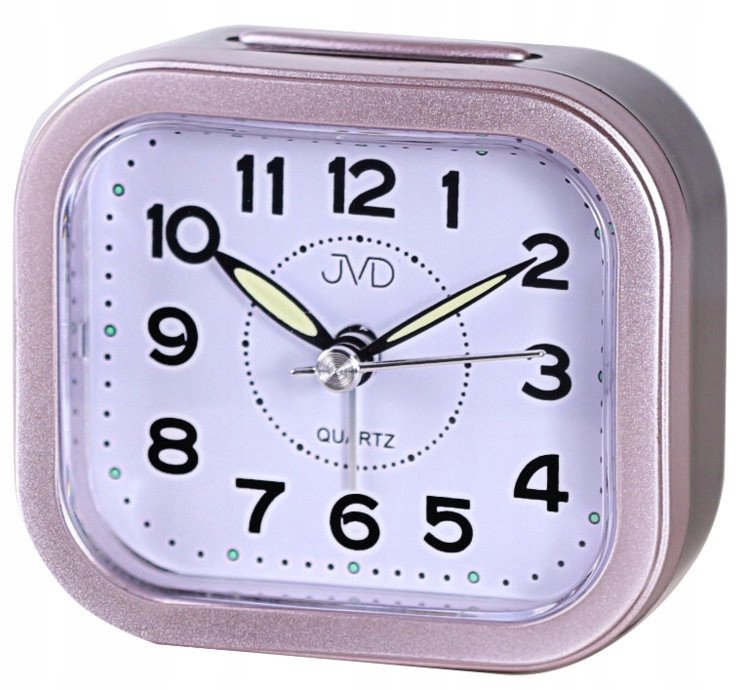 Budzik JVD SRP8006.2 8x7 cm drzemka podświetlenie cichy chód .