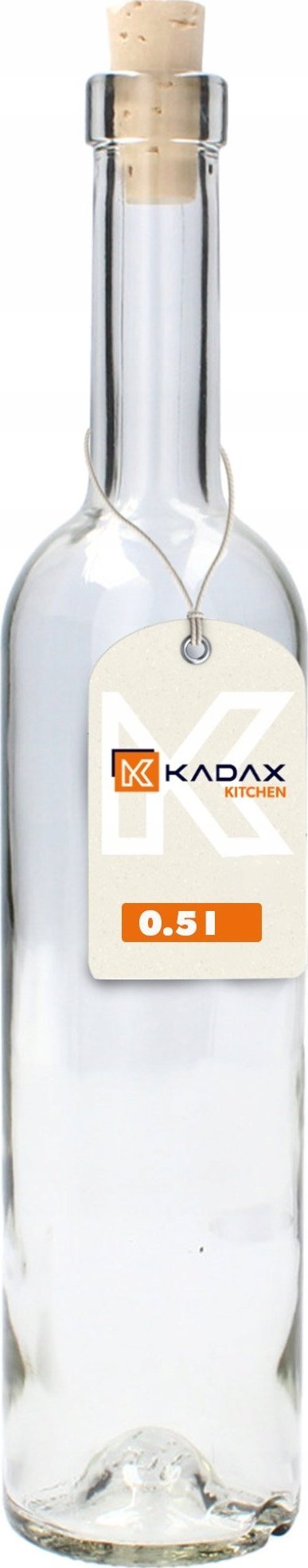 Kadax KADAX Butelka Na Nalewki Z Korkiem Na Wino fi19,5