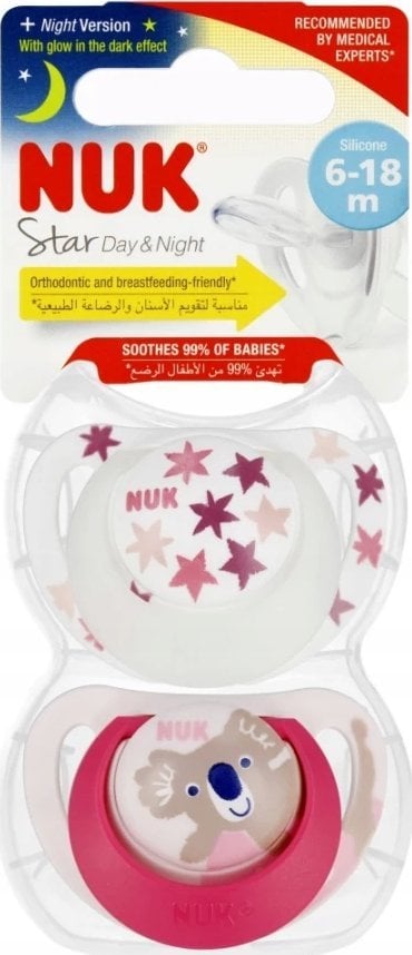 NUK SMOCZEK USP 2EL 6-18M D&N ROZ/B 10736727 1/6