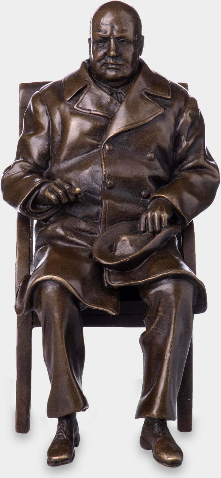 rzezbyzbrazu Winston Churchill Rzeźba z Brązu