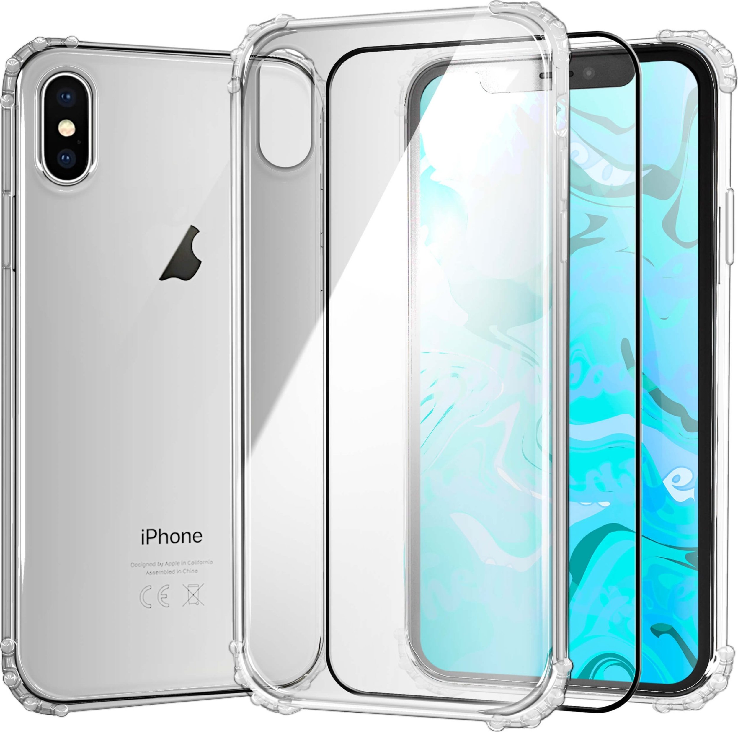 Hello Case ETUI PANCERNE DO IPHONE X / XS | CASE SILIKON GUMOWE SLIM ANTI SHOCK SZKŁO