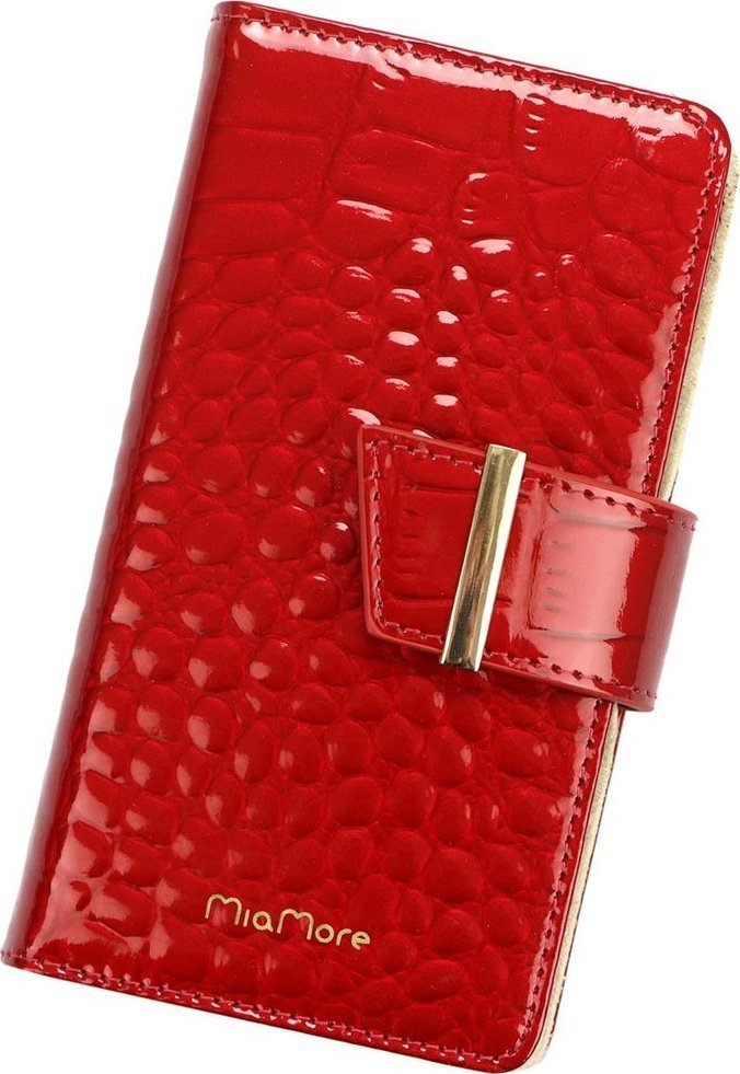 MiaMore Skórzane zamykane etui damskie iPhone 13 MiaMore NoSize