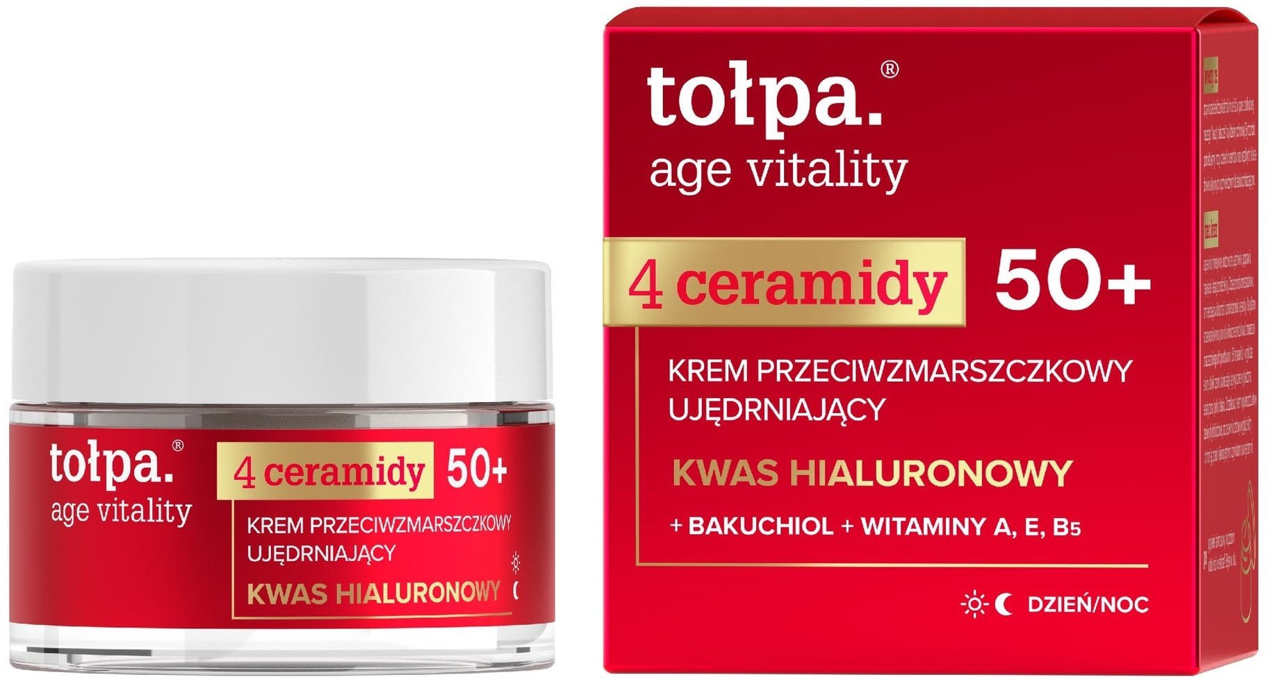 TOŁPA Age Vitality Krem przeciwzmarszczkowy ujędrniający 50+ 50 ml