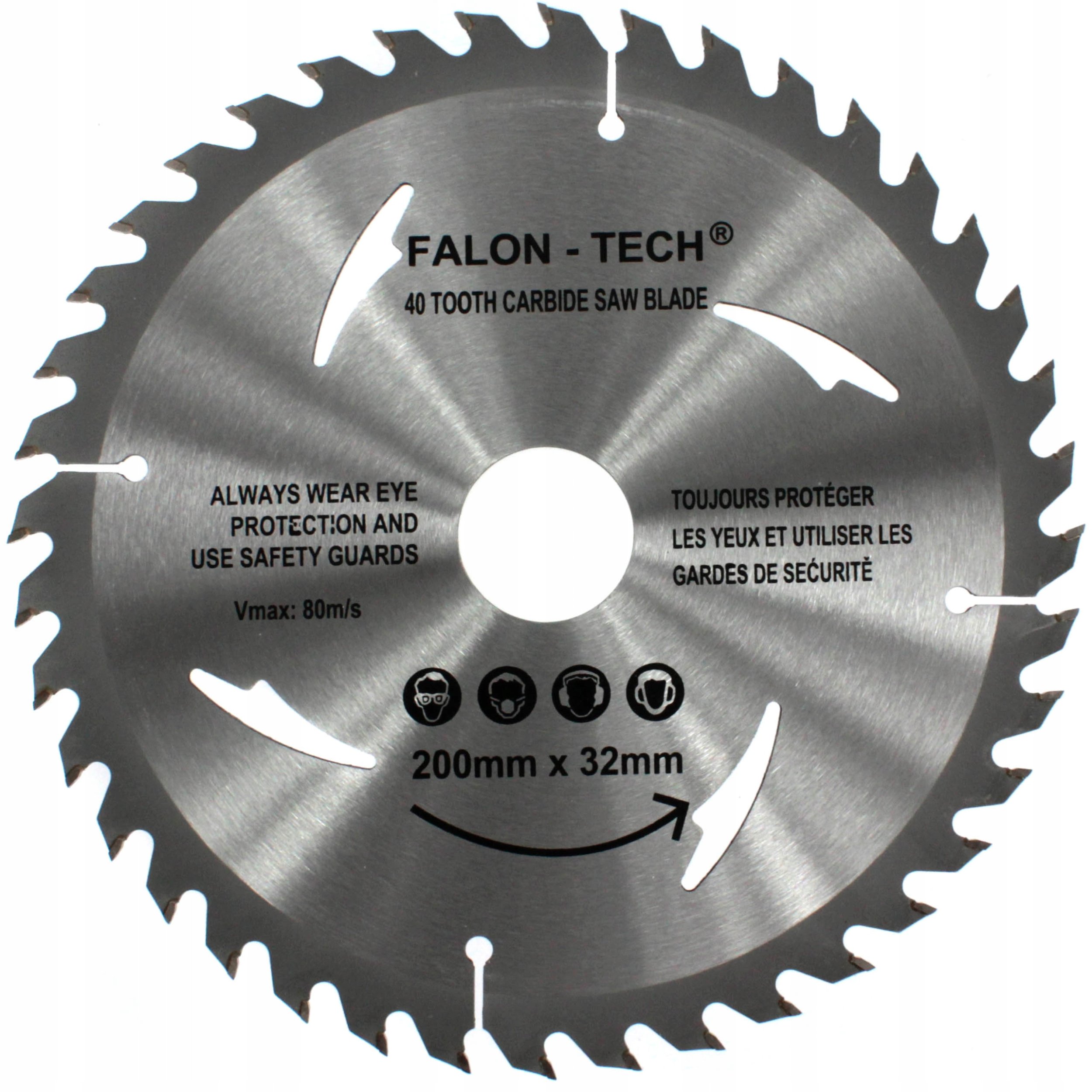 Tarcza widiowa do drewna 200mm x 32mm 40T Falon-Tech