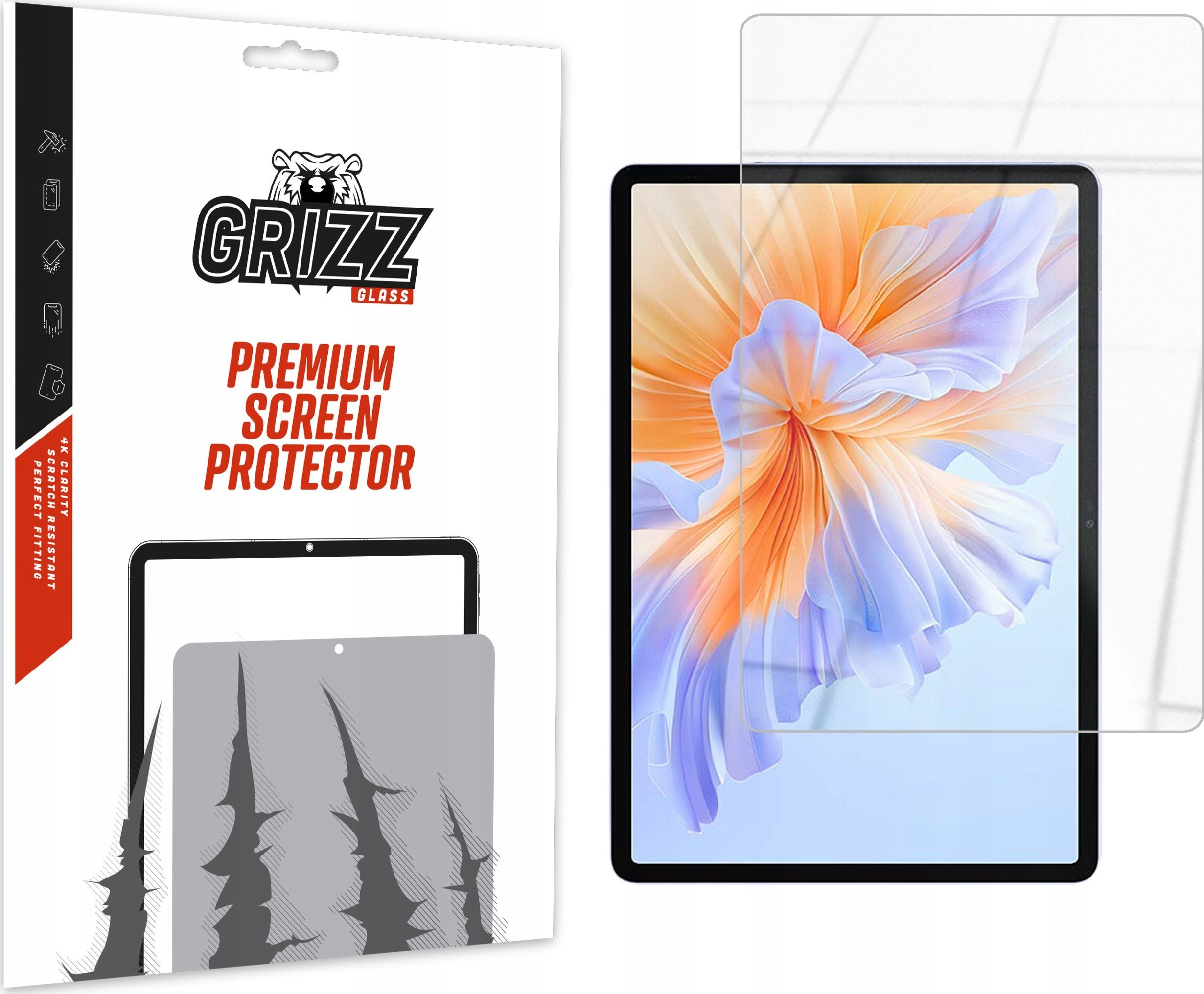 Szkło hybrydowe GrizzGlass HybridGlass do Honor Pad V9