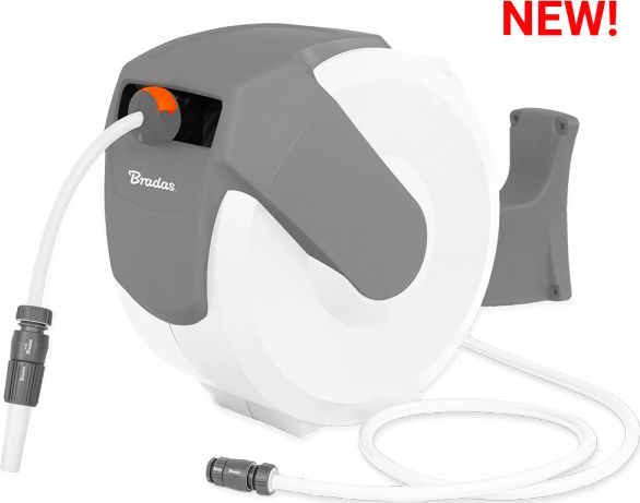 Bradas Bęben automatyczny z wężem 1/2" 20m i akcesoriami WHITE LINE BRADAS 1656