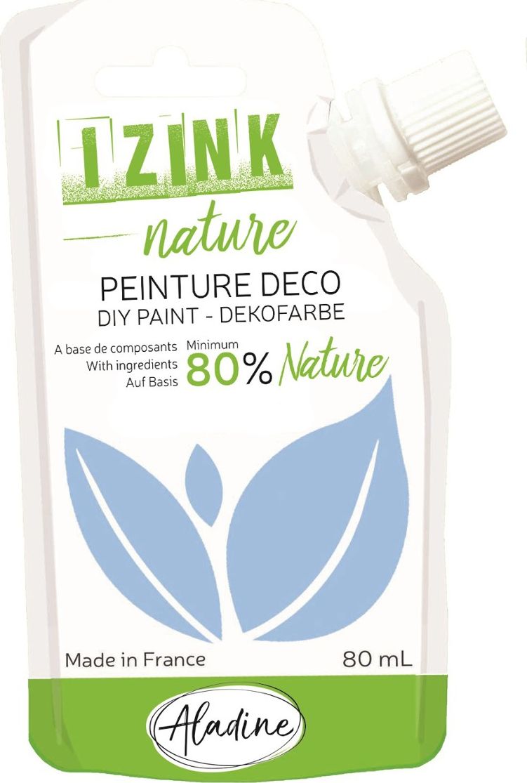 Aladine Farba naturalna Błękitna 80 ml