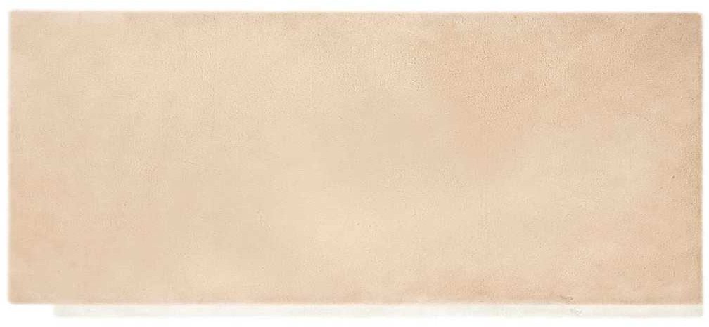 vidaXL Dywan z sztucznego futra królika Beżowy 80 x 200 cm Poliester