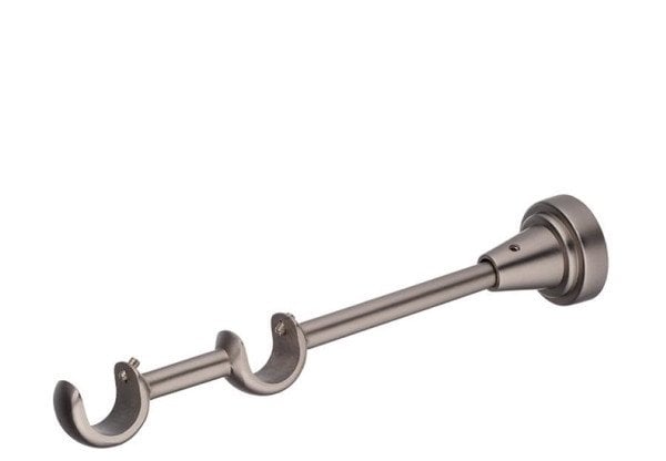 CURTAIN ROD BRACKET DOUBLE D19 M.CHROME