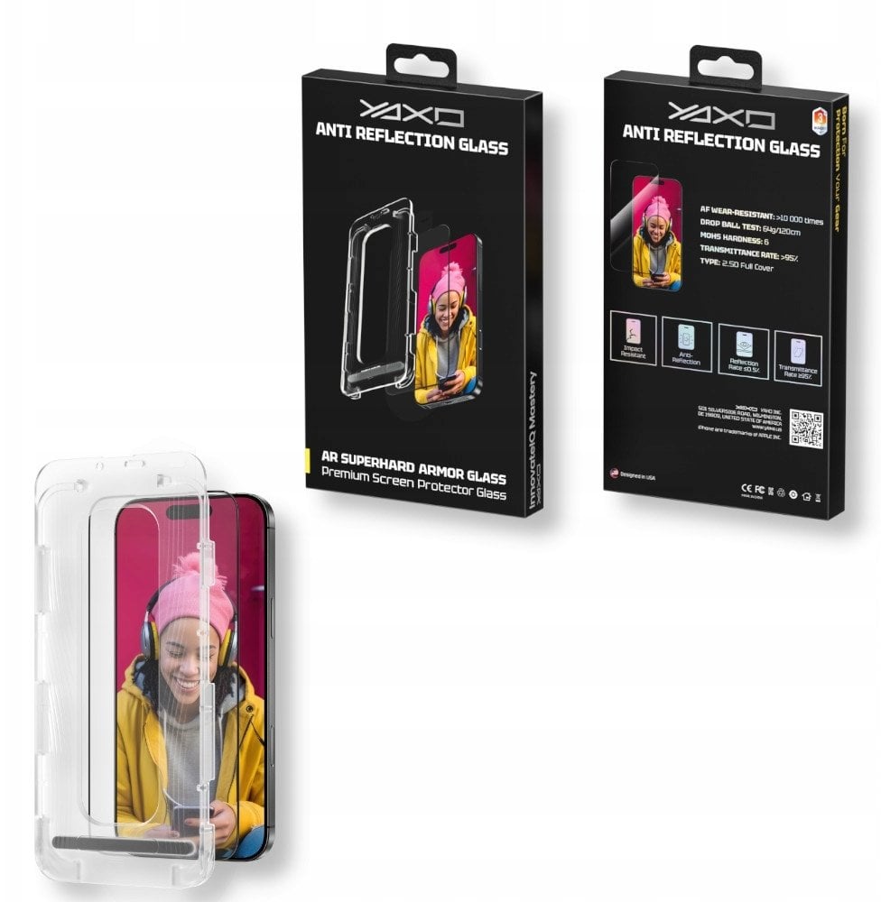 Yaxo Szkło ochronne na ekran AR Superhard Armor Glass iPhone 17 Pro
