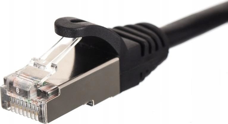 NetRack Patchcord RJ45, kat. 6 FTP F/UTP, 10m, Netrack, czarny