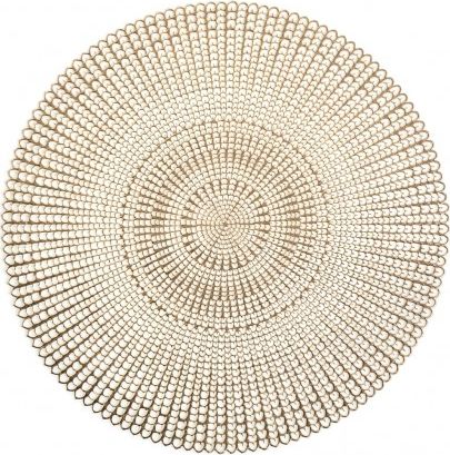 Zeller Zeller, Podkładka cut out, PCV, okrągła, złota, 41cm
