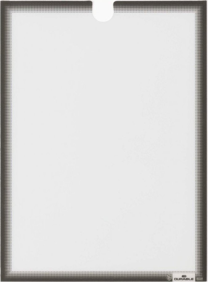 Durable 1x5 Durable Document Holder DIN A4 self-adhesive grey 400657