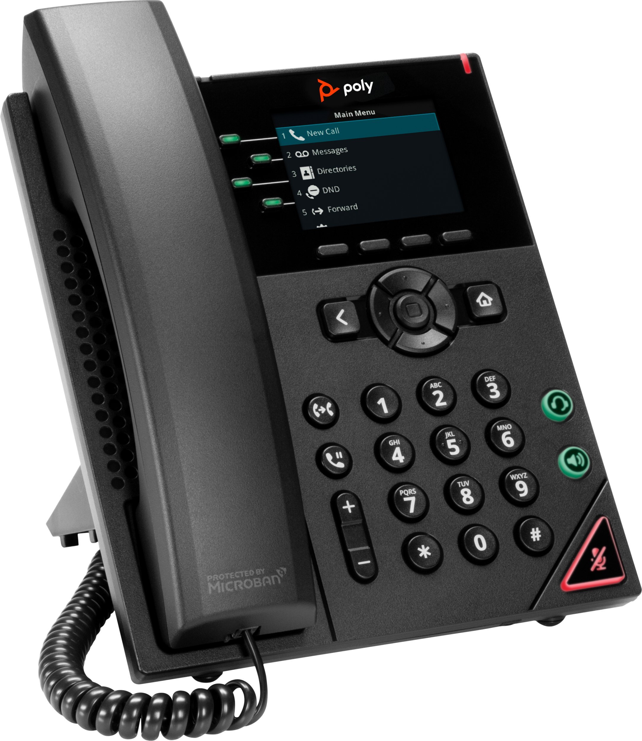 VVX 250 4-Line IP Phone and