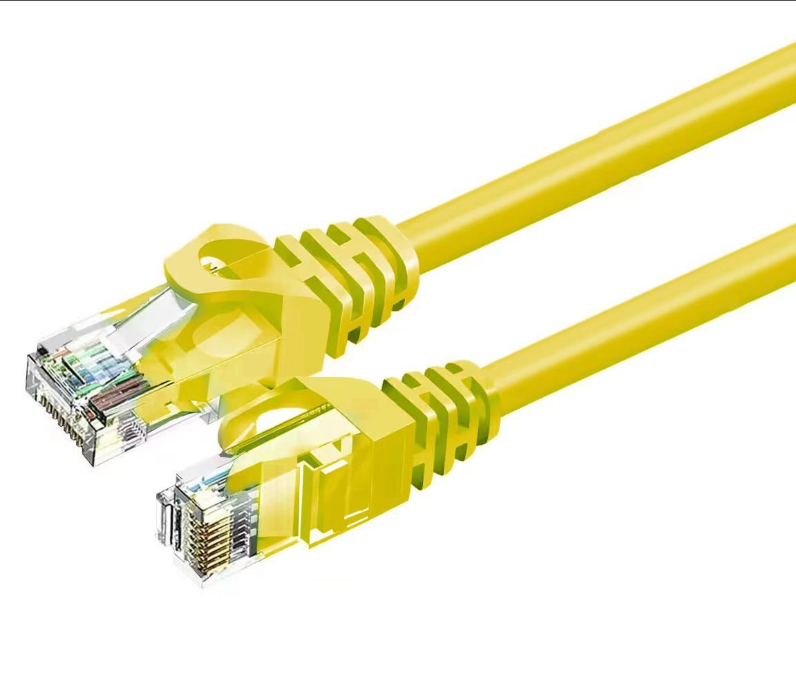 ZOY Kabel Sieciowy Ethernet Cat. 6 UTP CCA Żółty 2m ZCR2Y