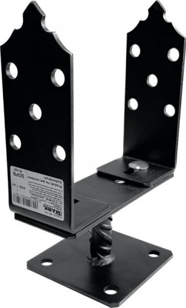 UN PODSTAWA SŁUPA REGULOWANA 0-200MM NA KWADRAT RETRO (1 SZT)