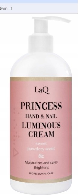 LAQ_Princess krem do rąk i paznokci 300ml