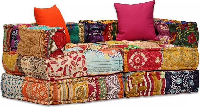 Elior Sofa modułowa 2-osobowa Demri 3D - kolorowa