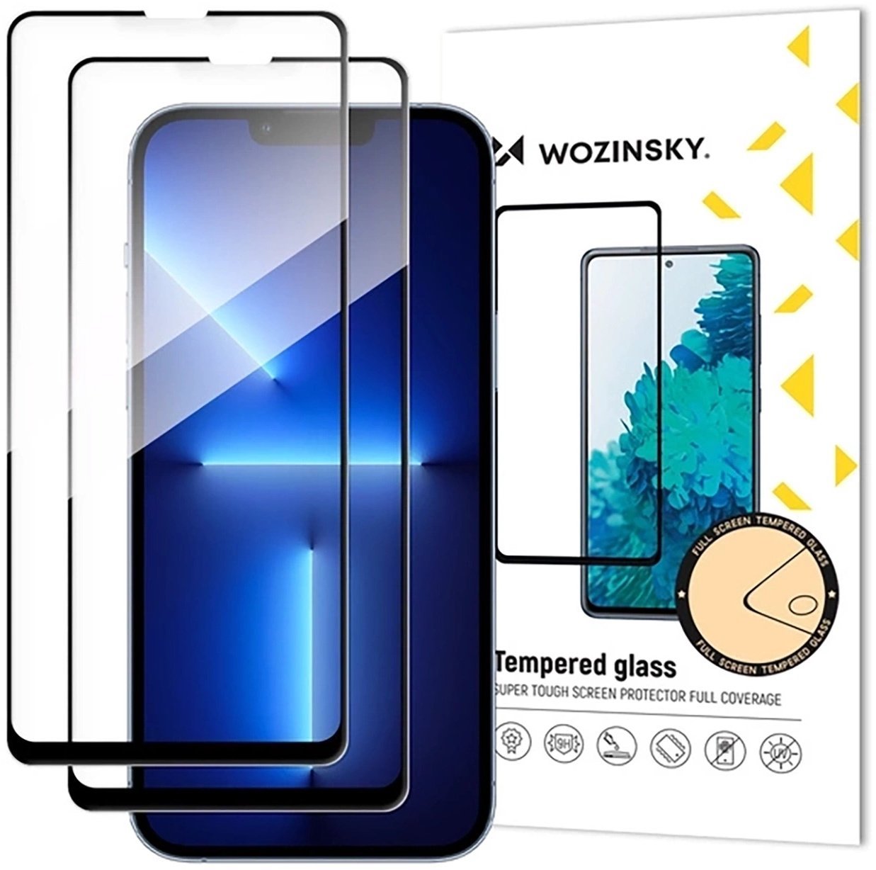 Zestaw 2 szkieł hartowanych Wozinsky Full Glue Tempered Glass na Samsung Galaxy M56