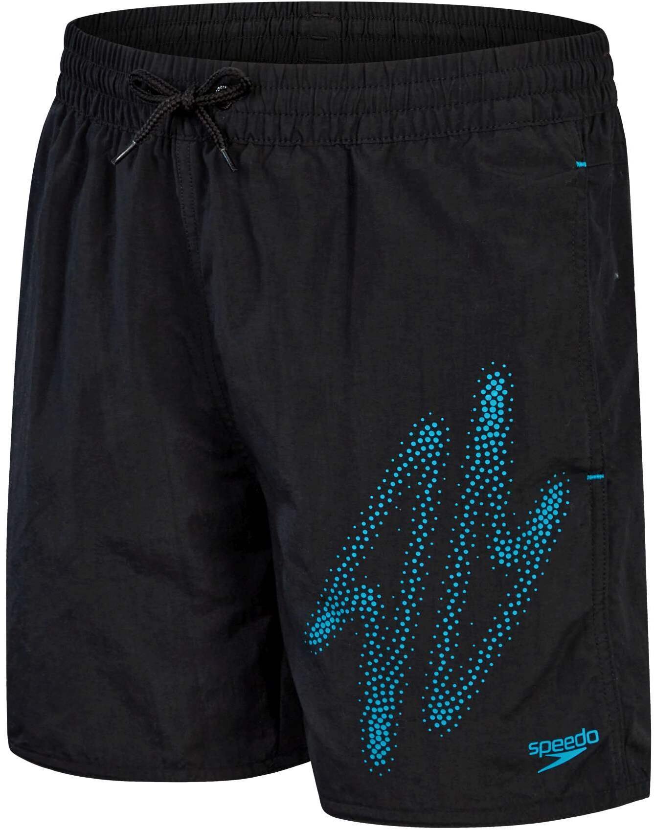 Speedo SZORTY JUNIOR HYPER BOOM PLMT 15" WSHT JMBLACK/BOLT 8-00318815199 L