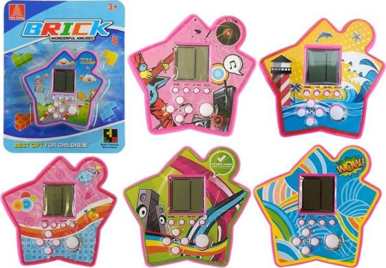 Lean Sport Gra Elektroniczna Kieszonkowa Tetris Gwiazdka