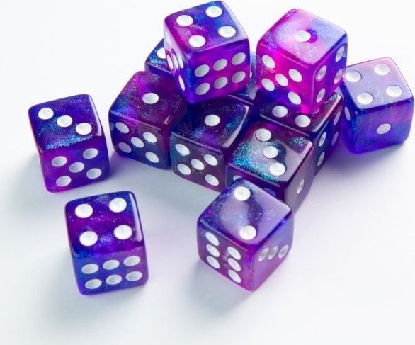 Gamegenic Gamegenic: Galaxy Series - D6 Dice Set (16 mm) - Nebula