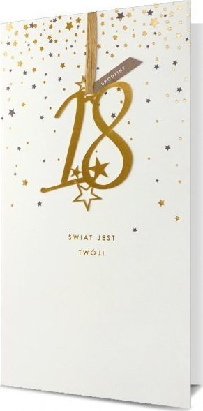 Pan Dragon Kartki karnet HM 100-1108 18 Urodziny