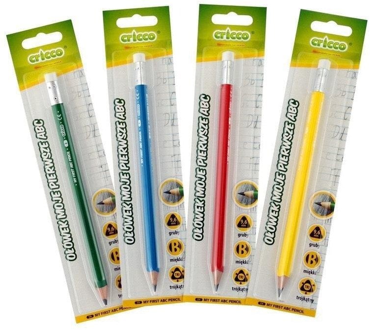 Cricco Ołówek trójkątny Moje pierwsze ABC mix CRICCO