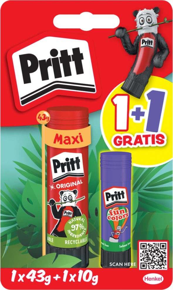 Pritt Klej 2+1 43g BTS 2025 Dzikie zwierzęta retail