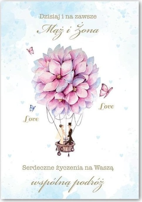 Kartka okolicznościowa Ślub