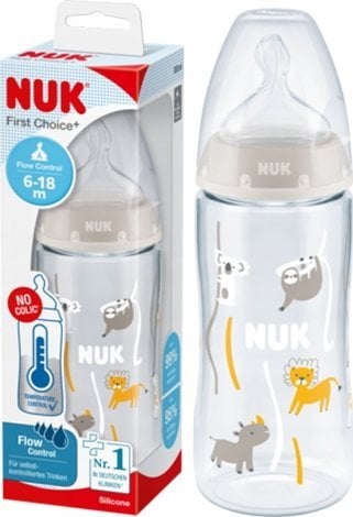 NUK 406365 BUTELKA 300ML WSKAŹNIK TEMPERATURY 6-18 526287, 741103