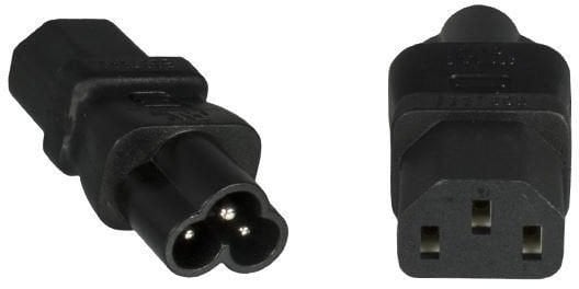 Microconnect PE613AD adapter wtyczek zasilających C6 C13 Czarny