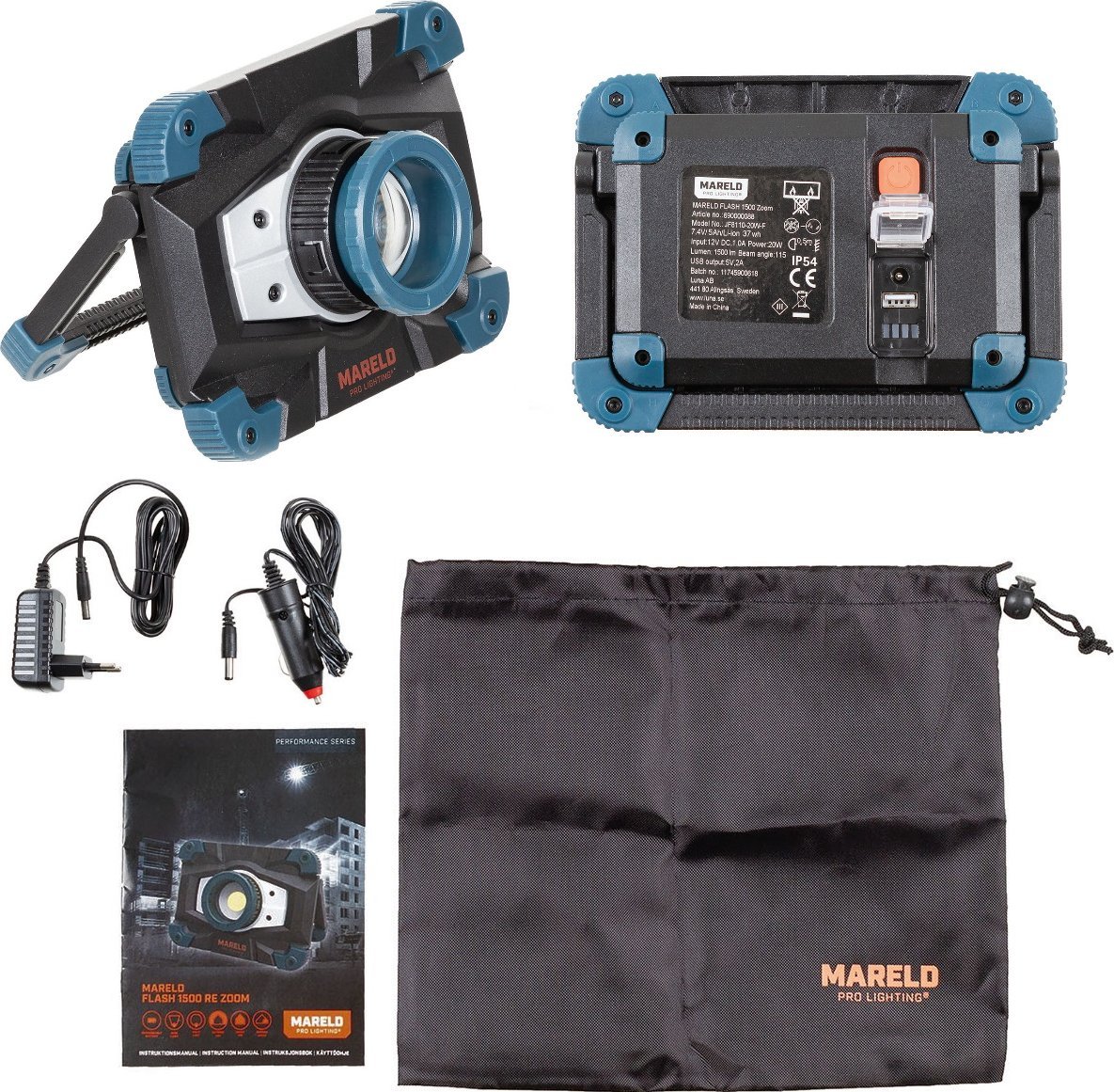 Mareld Lampa robocza FLASH 1500 RE ZOOM