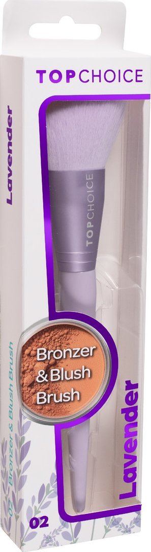Top Choice Pędzel do różu i bronzera lavender 02