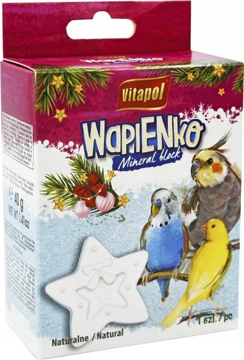 Vitapol Kostka wapienna gwiazdka naturalna dla ptaków