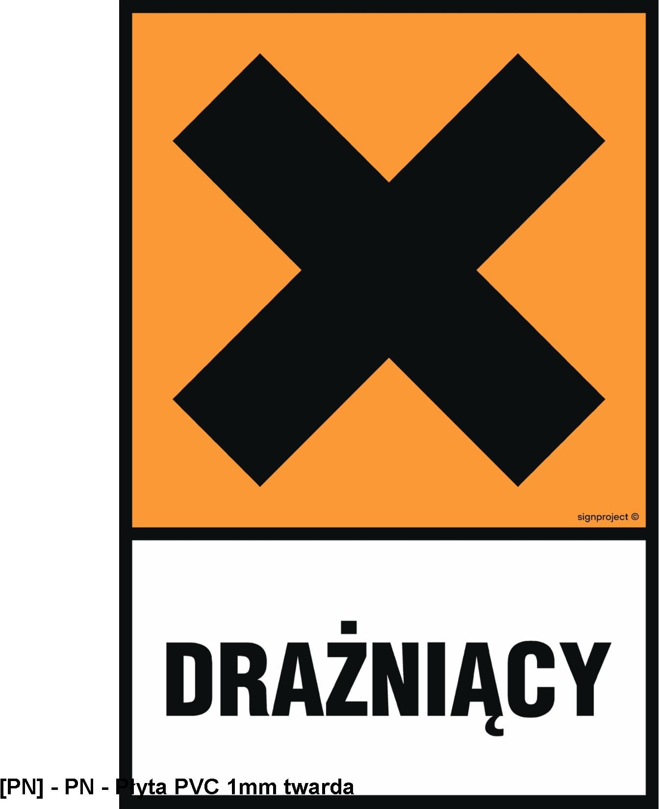 LB014 - Drażniący /środek, preparat 100x150